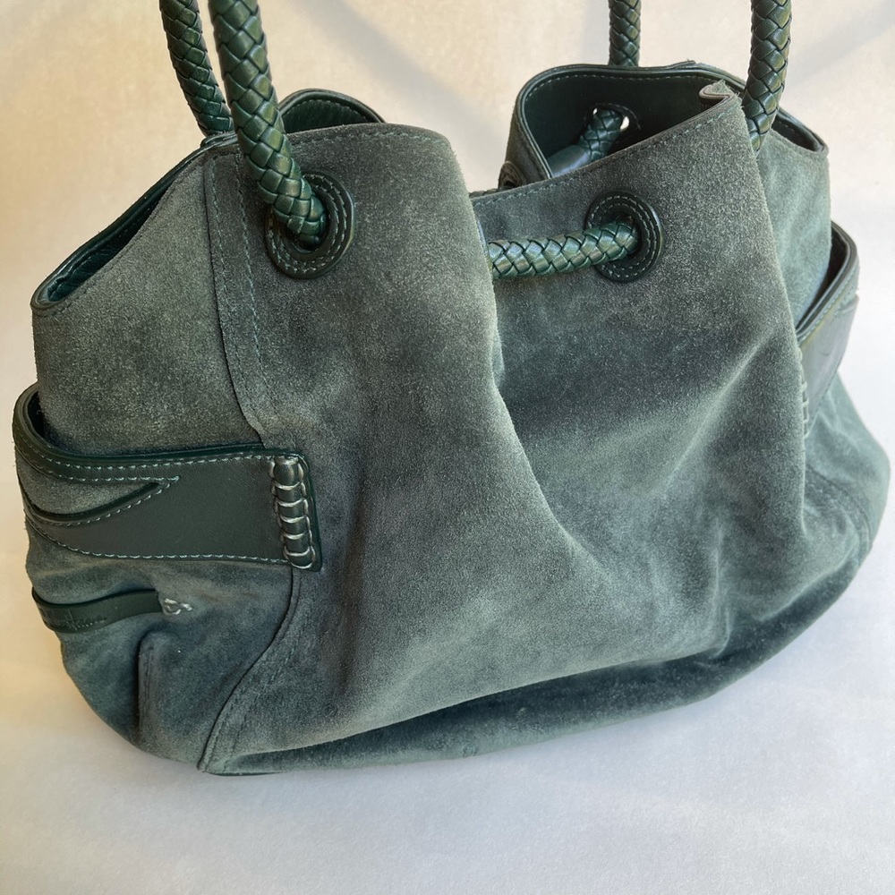 Green Suede Cole Hahn bag